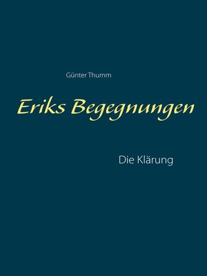 cover image of Die Klärung